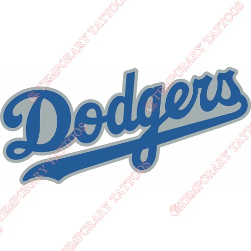 Los Angeles Dodgers Customize Temporary Tattoos Stickers NO.1660